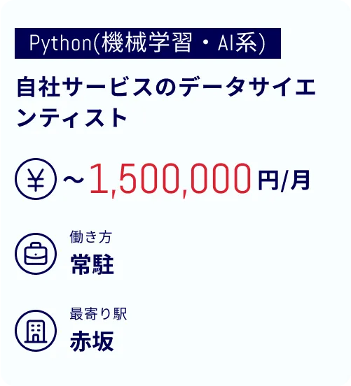 自社サービスのデータサイエンティスト