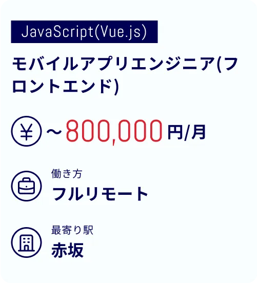 モバイルアプリエンジニア(フロントエンド)