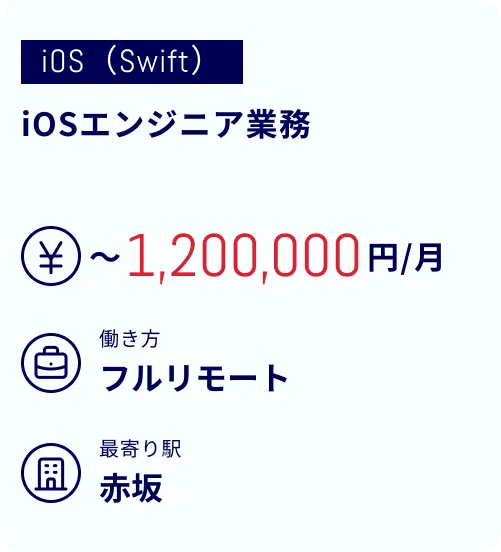 iOSエンジニア業務